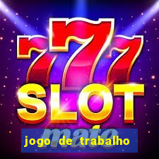 jogo de trabalho no escritório