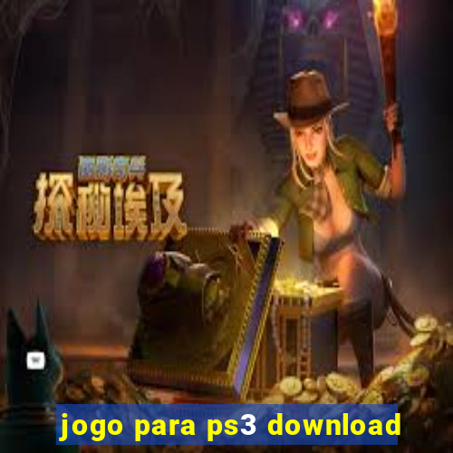 jogo para ps3 download