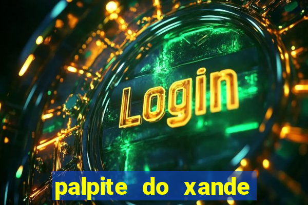 palpite do xande de hoje