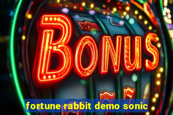fortune rabbit demo sonic