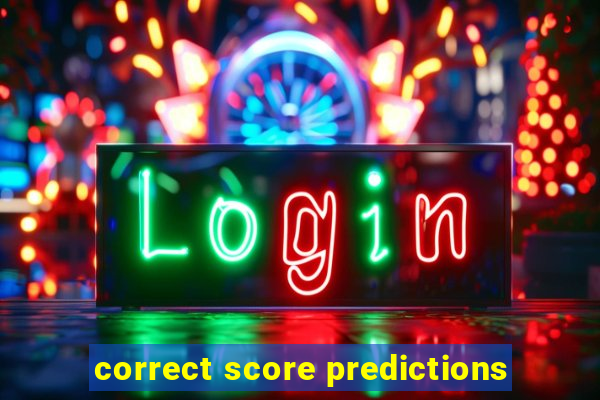 correct score predictions