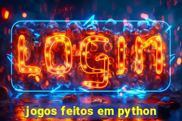 jogos feitos em python