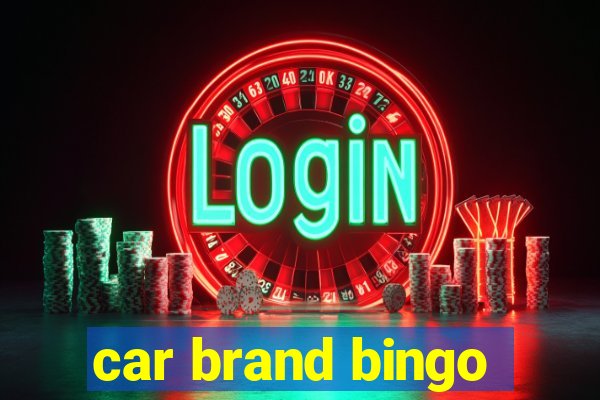 car brand bingo