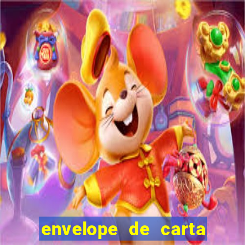 envelope de carta para imprimir