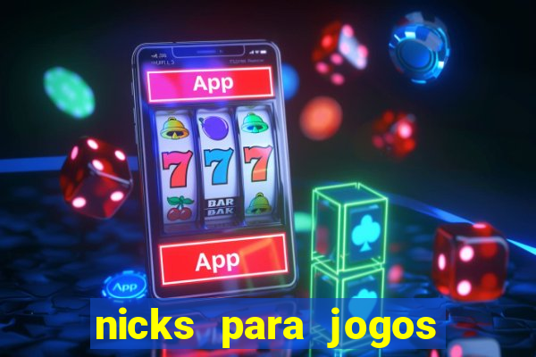 nicks para jogos de tiro