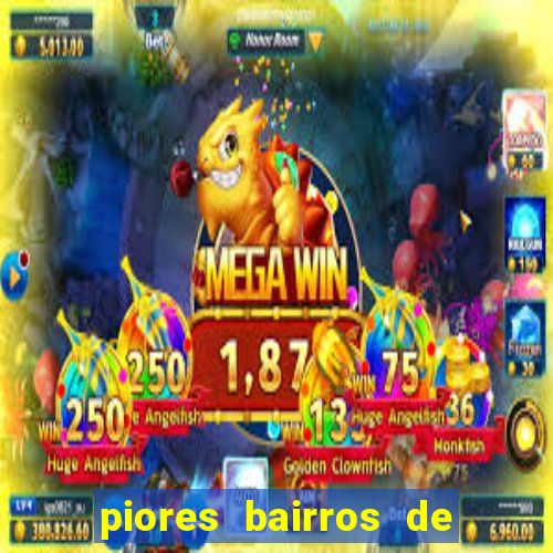 piores bairros de santos sp