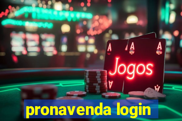 pronavenda login