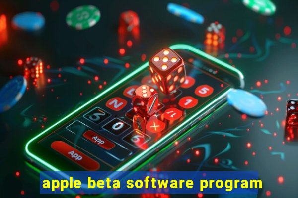 apple beta software program