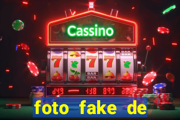 foto fake de mulher no espelho