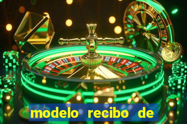 modelo recibo de pagamento autonomo