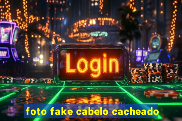 foto fake cabelo cacheado