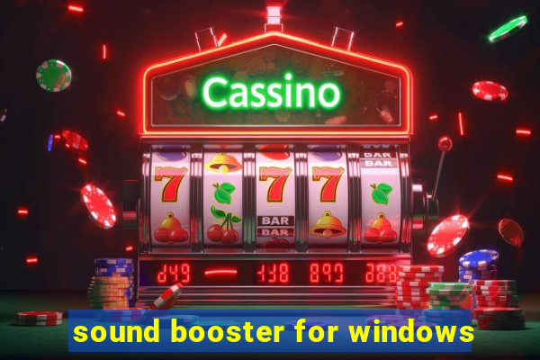 sound booster for windows