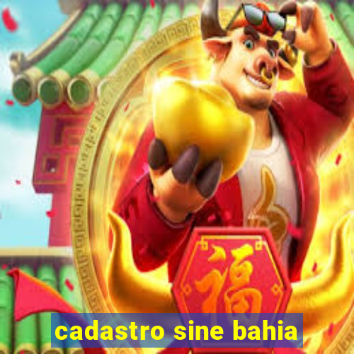 cadastro sine bahia