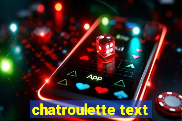 chatroulette text