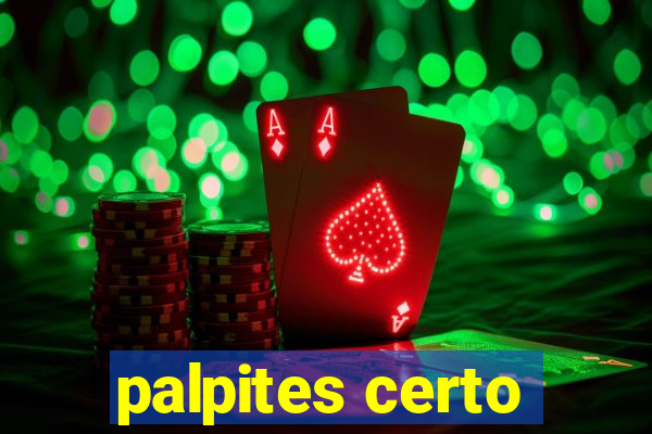 palpites certo