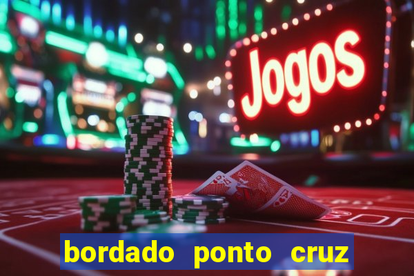 bordado ponto cruz do corinthians
