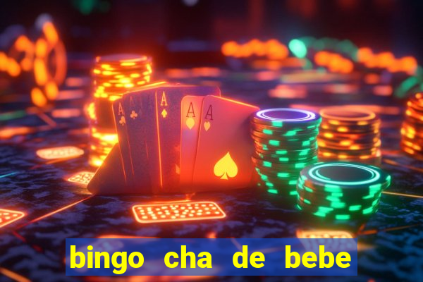 bingo cha de bebe cartelas para imprimir