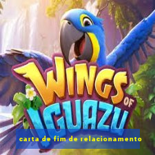 carta de fim de relacionamento