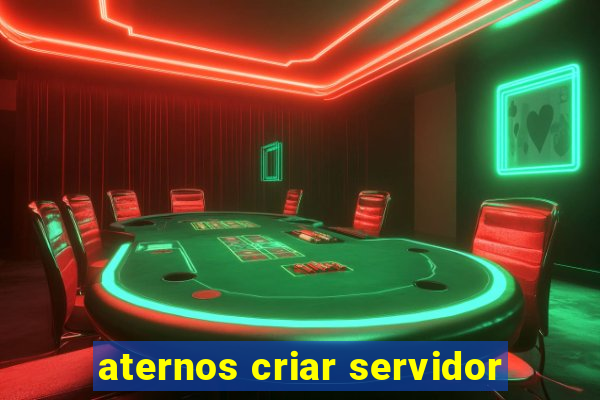 aternos criar servidor