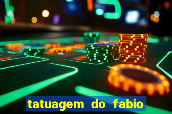 tatuagem do fabio goleiro do cruzeiro