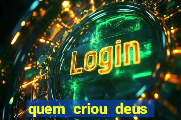quem criou deus segundo o espiritismo