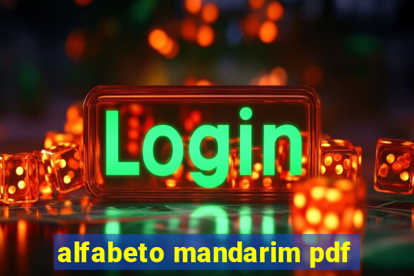 alfabeto mandarim pdf