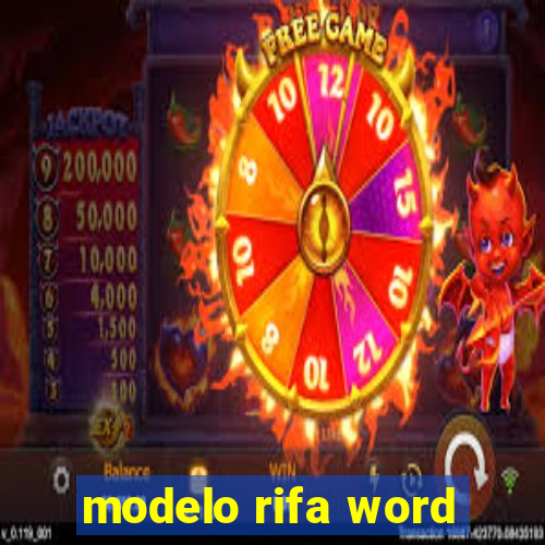 modelo rifa word
