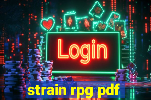 strain rpg pdf