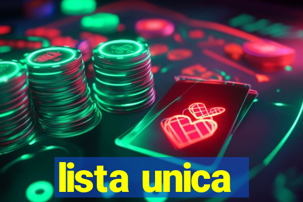 lista unica