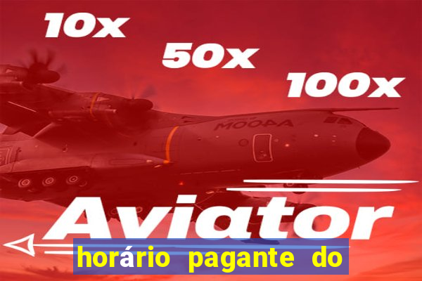 horário pagante do fortune tiger