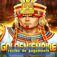 recibo de pagamento simples word