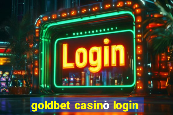 goldbet casinò login