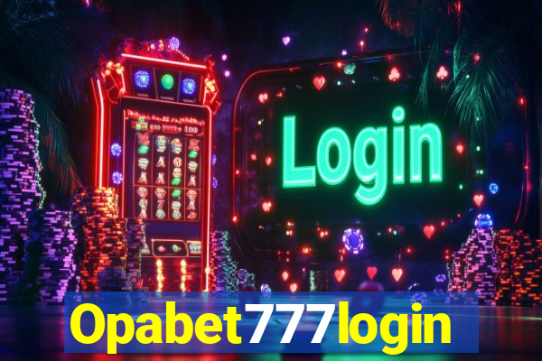 Opabet777login