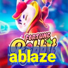 ablaze