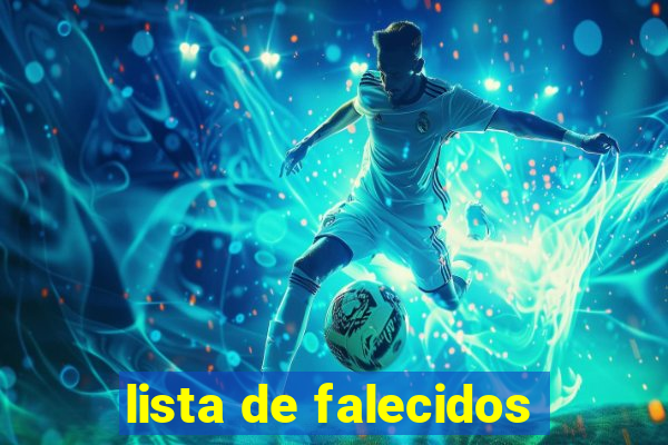 lista de falecidos