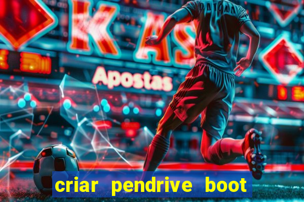 criar pendrive boot windows 10
