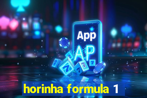 horinha formula 1