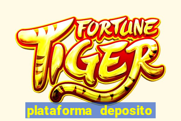 plataforma deposito 1 real fortune tiger