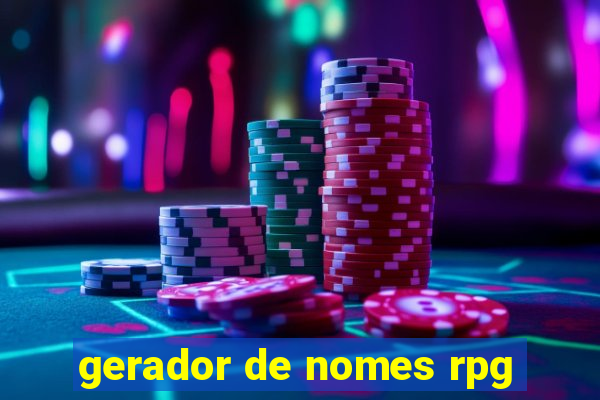 gerador de nomes rpg