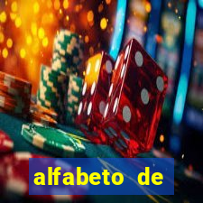 alfabeto de caligrafia bonita