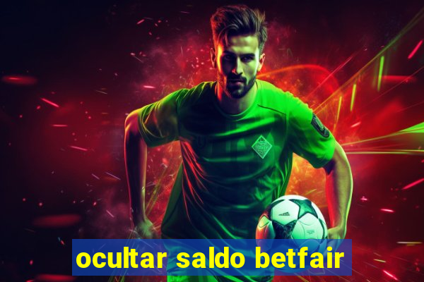ocultar saldo betfair