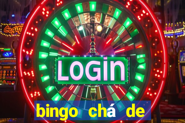 bingo chá de bebê excel