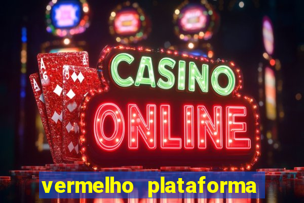 vermelho plataforma de jogos