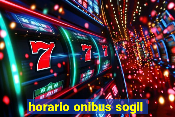 horario onibus sogil