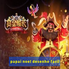 papai noel desenho facil