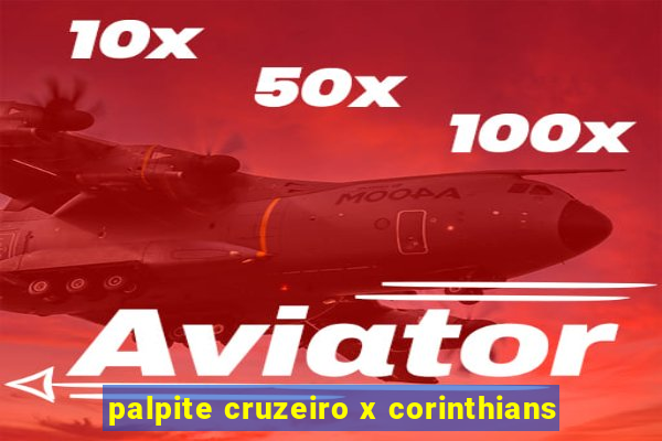 palpite cruzeiro x corinthians