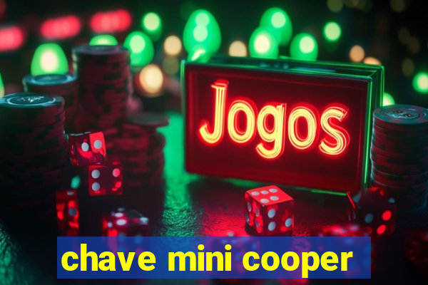 chave mini cooper
