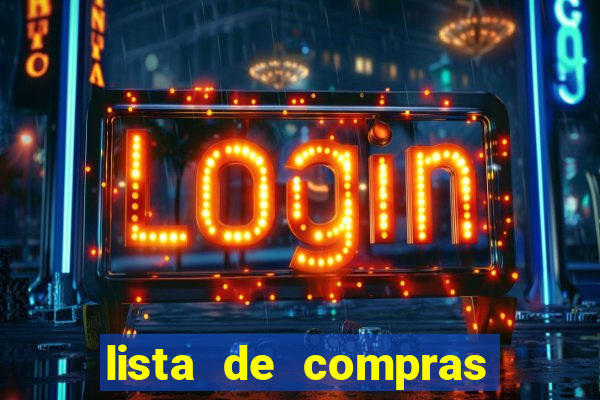 lista de compras supermercado completa pdf
