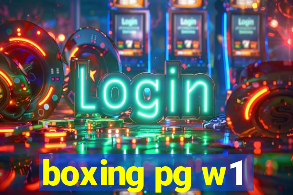 boxing pg w1