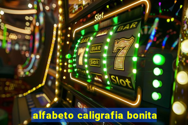 alfabeto caligrafia bonita
